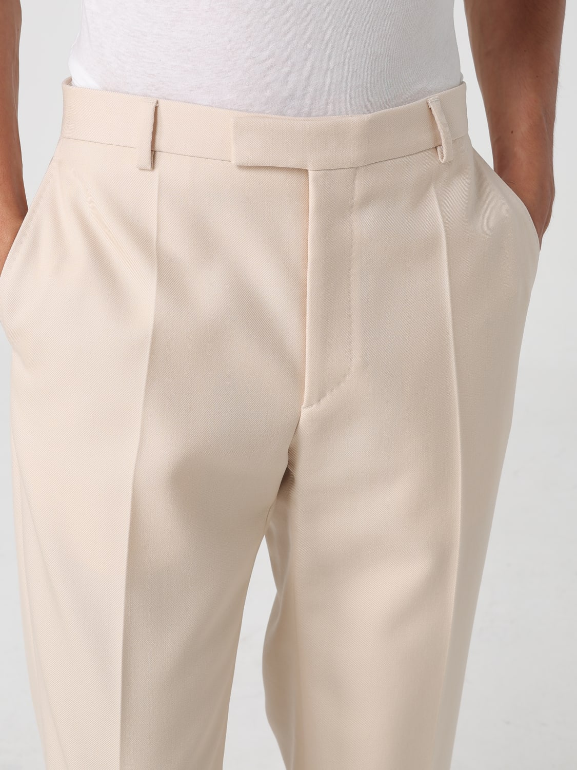 VALENTINO PANTS: Pants men Valentino, Butter - Img 5