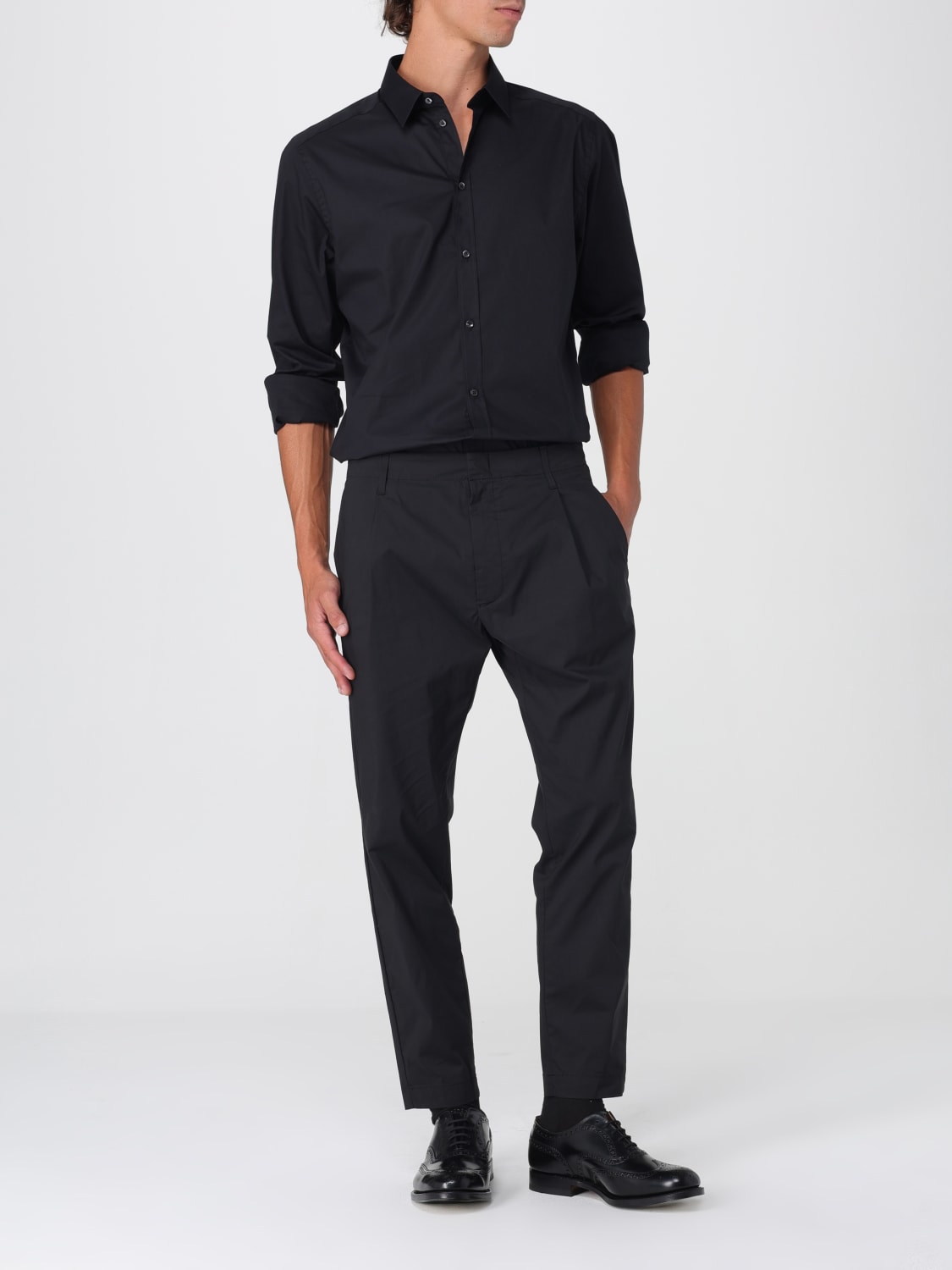 DOLCE & GABBANA SHIRT: Shirt men Dolce & Gabbana, Black - Img 2