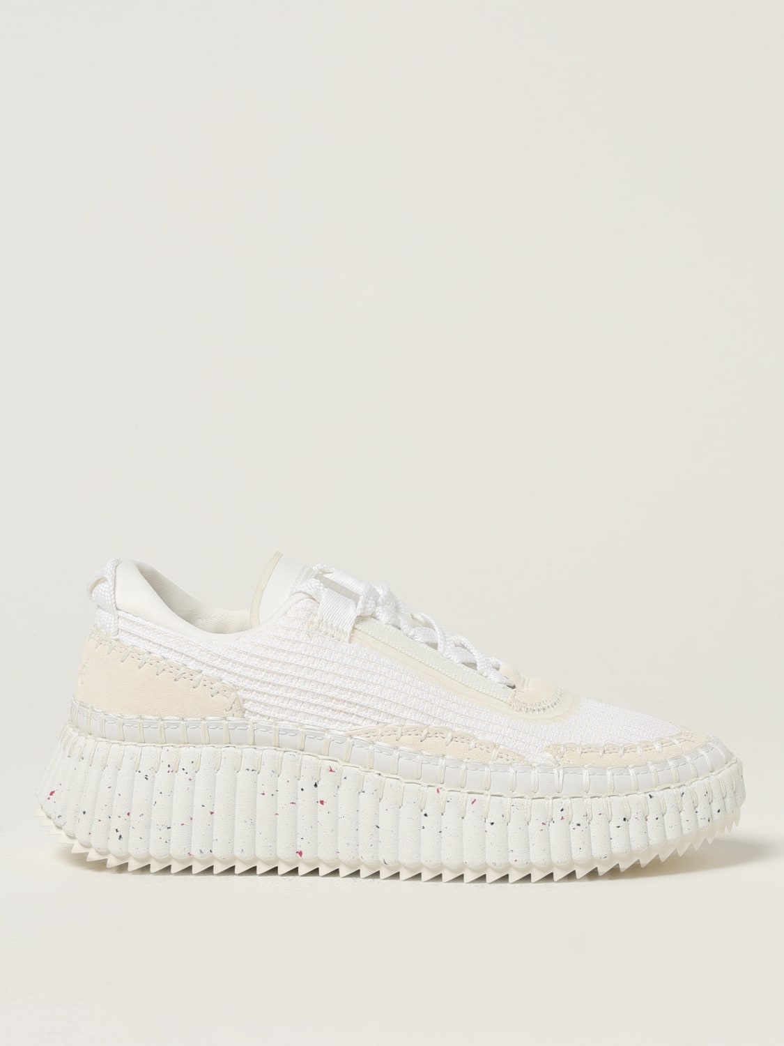 CHLOÉ SNEAKERS: Sneakers damen ChloÉ, Weiß - Img 1