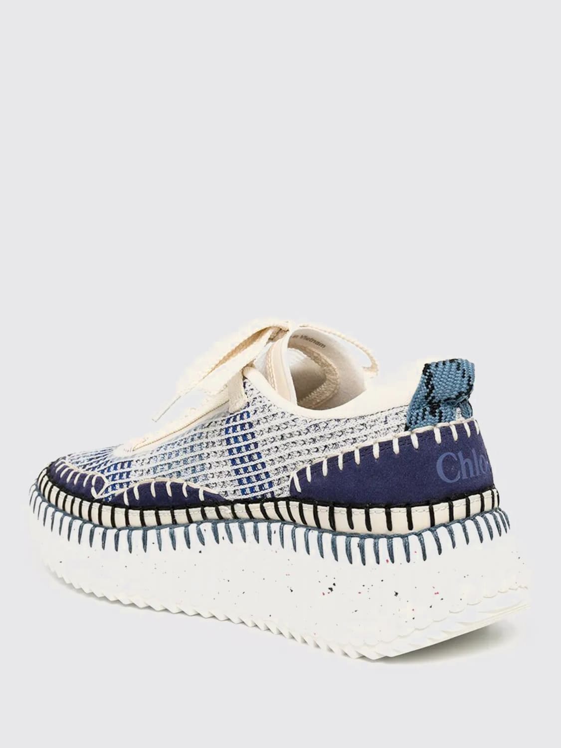CHLOÉ SNEAKERS: Sneakers woman ChloÉ, Blue - Img 3