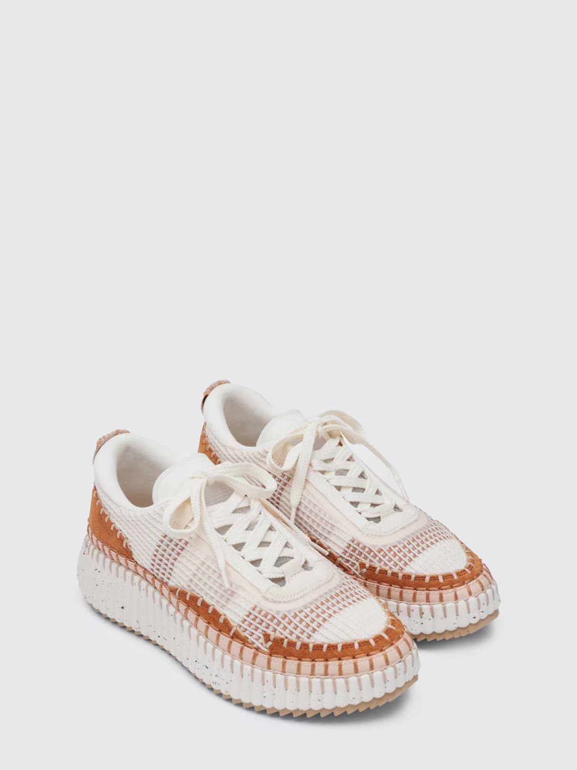 CHLOÉ SNEAKERS: Sneakers woman ChloÉ, Brown - Img 2