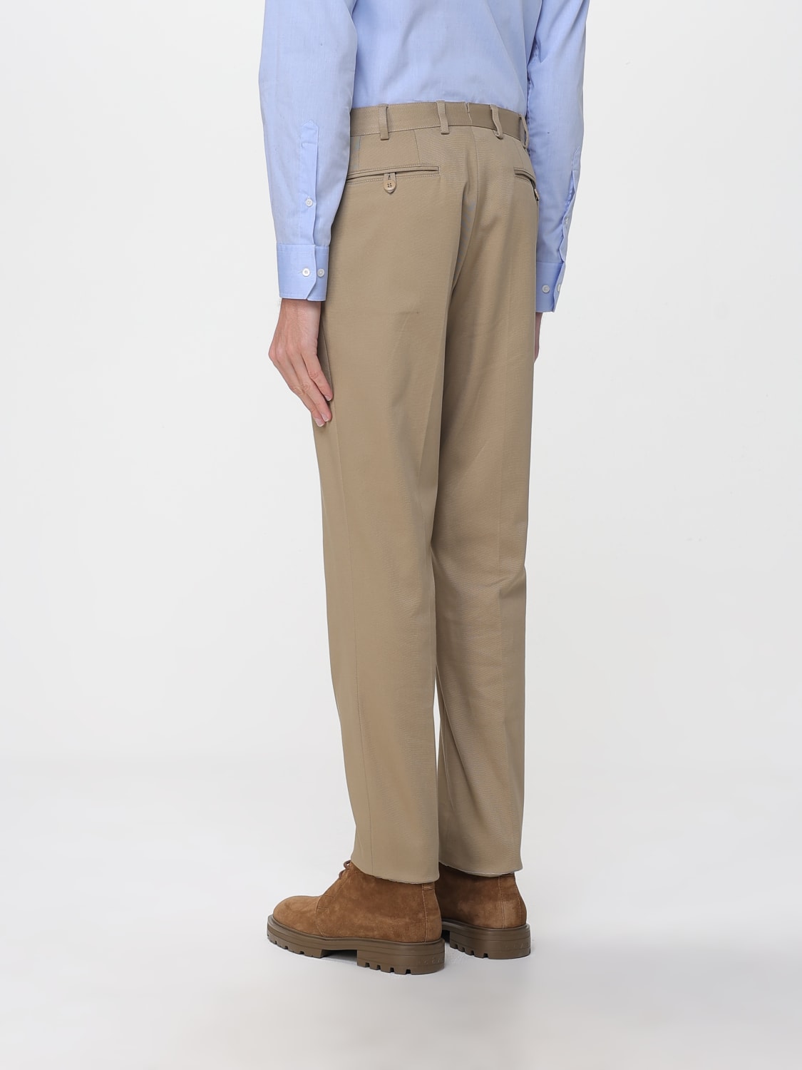 BRIONI PANTS: Pants men Brioni, Kaki - Img 3