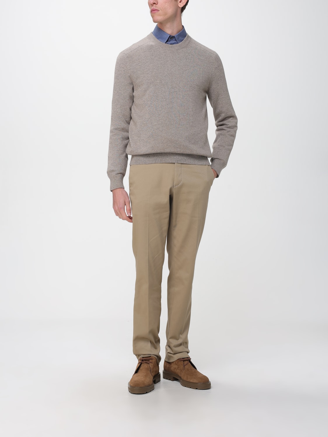 BRIONI SWEATER: Sweater men Brioni, Beige - Img 2