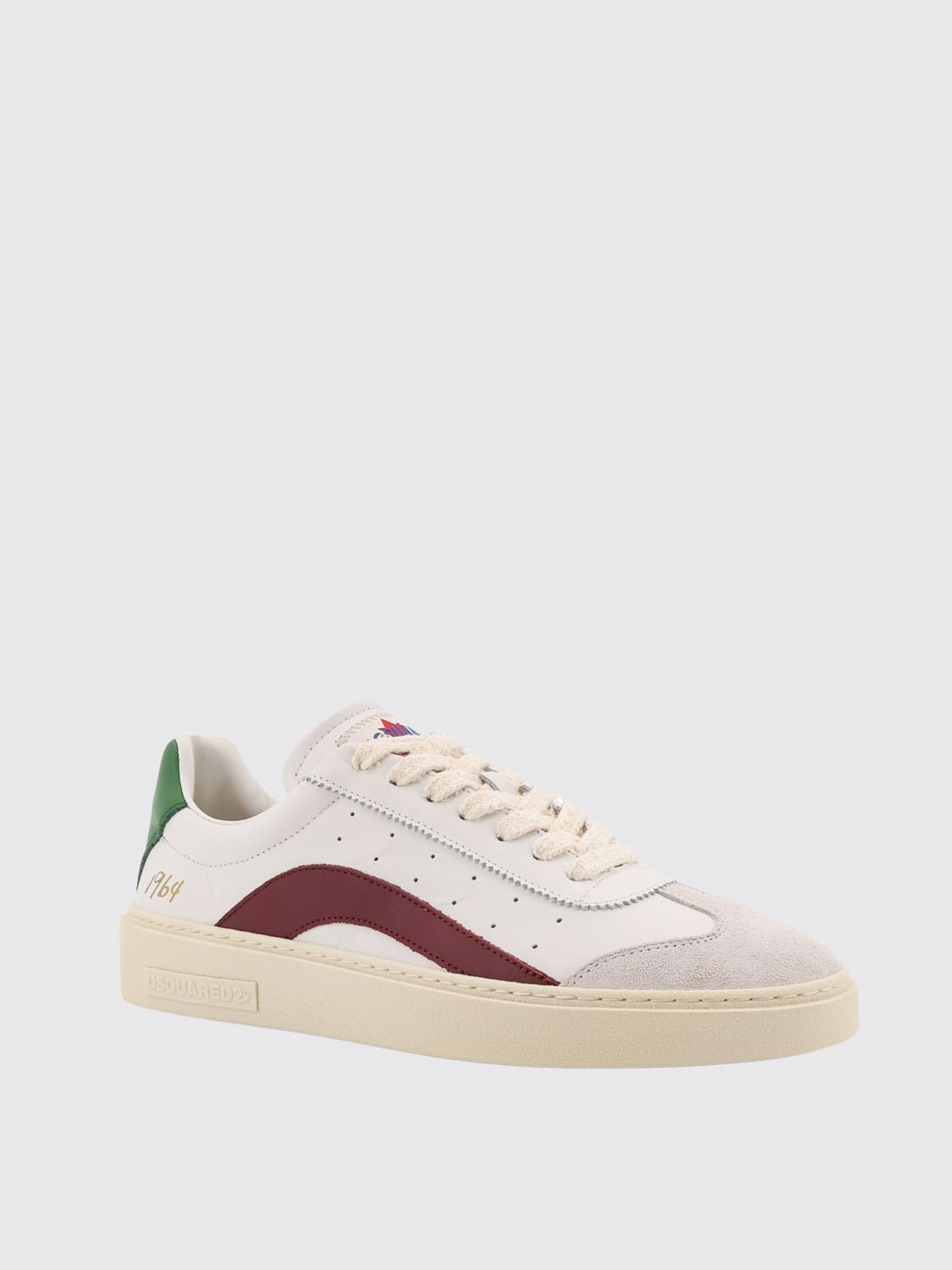 DSQUARED2 SNEAKERS: Sneakers Dsquared2 in pelle , Panna - Img 2