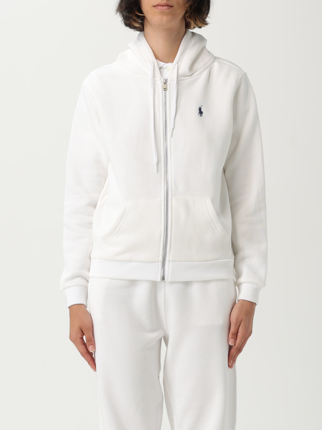 POLO RALPH LAUREN SUDADERA: Sudadera mujer Polo Ralph Lauren, Blanco - Img 1