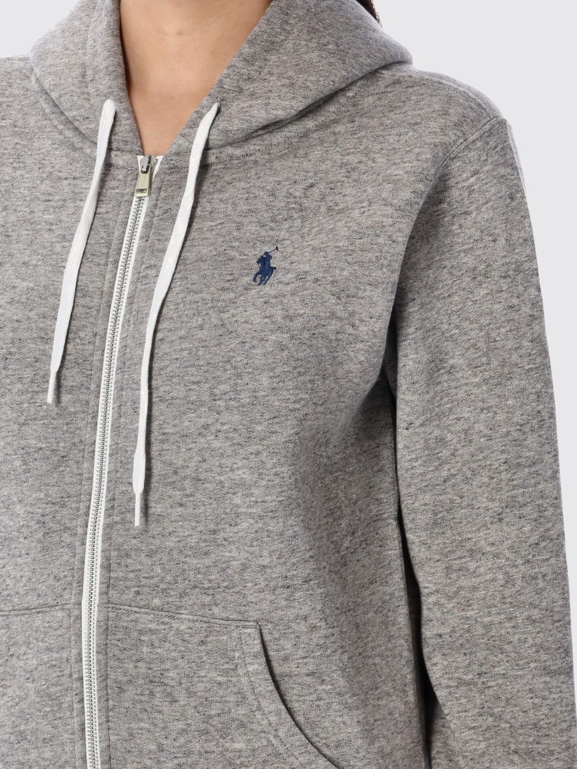 POLO RALPH LAUREN SUDADERA: Sudadera mujer Polo Ralph Lauren, Gris - Img 3