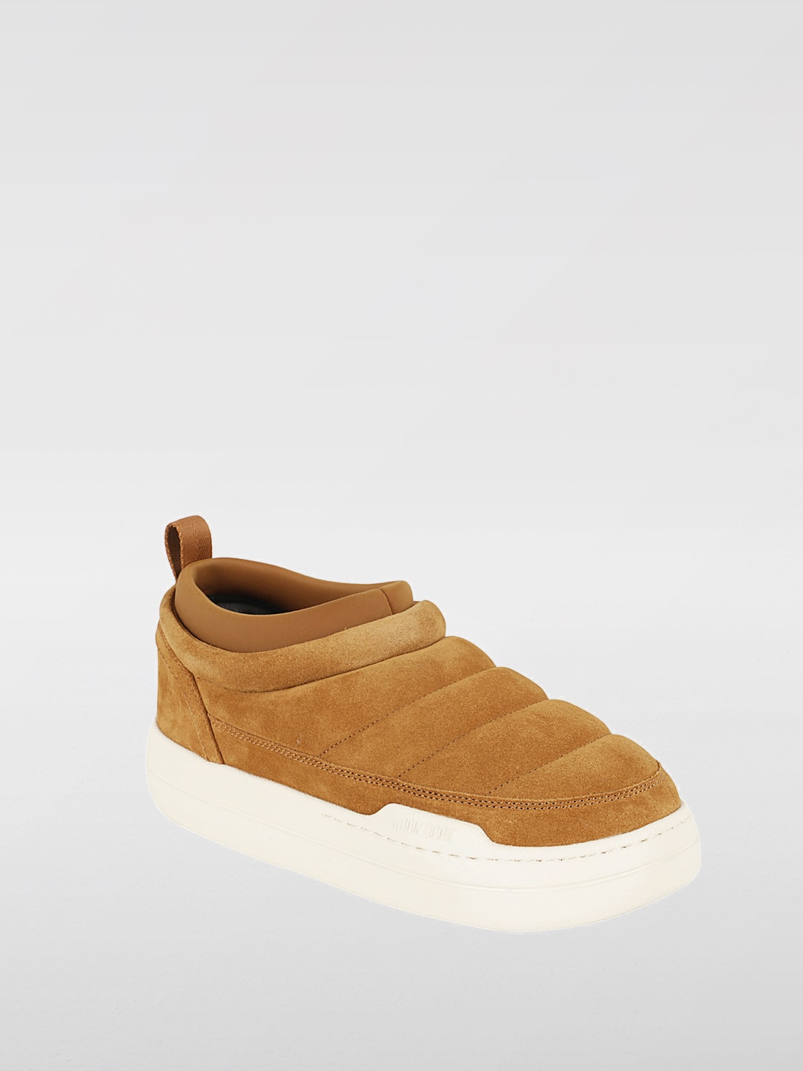 MOON BOOT SNEAKERS: Sneakers Park Soft Moon Boot in camoscio trapuntato , Bruciato - Img 2