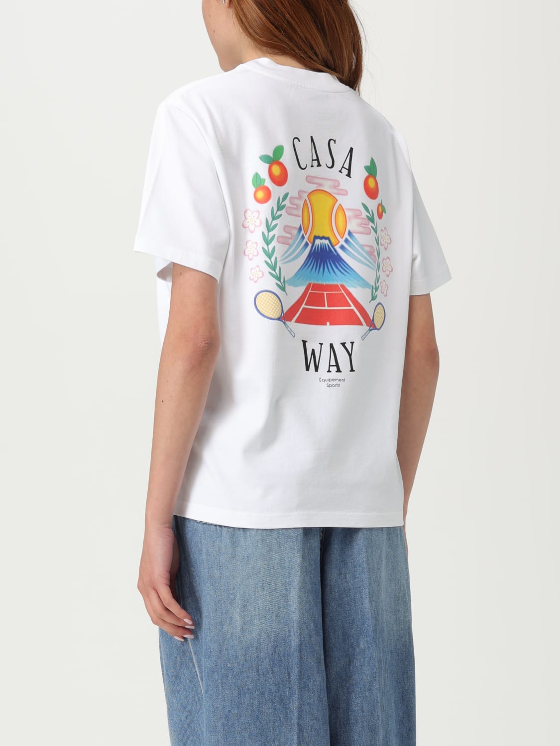 CASABLANCA T-SHIRT: T-shirt woman Casablanca, White - Img 2