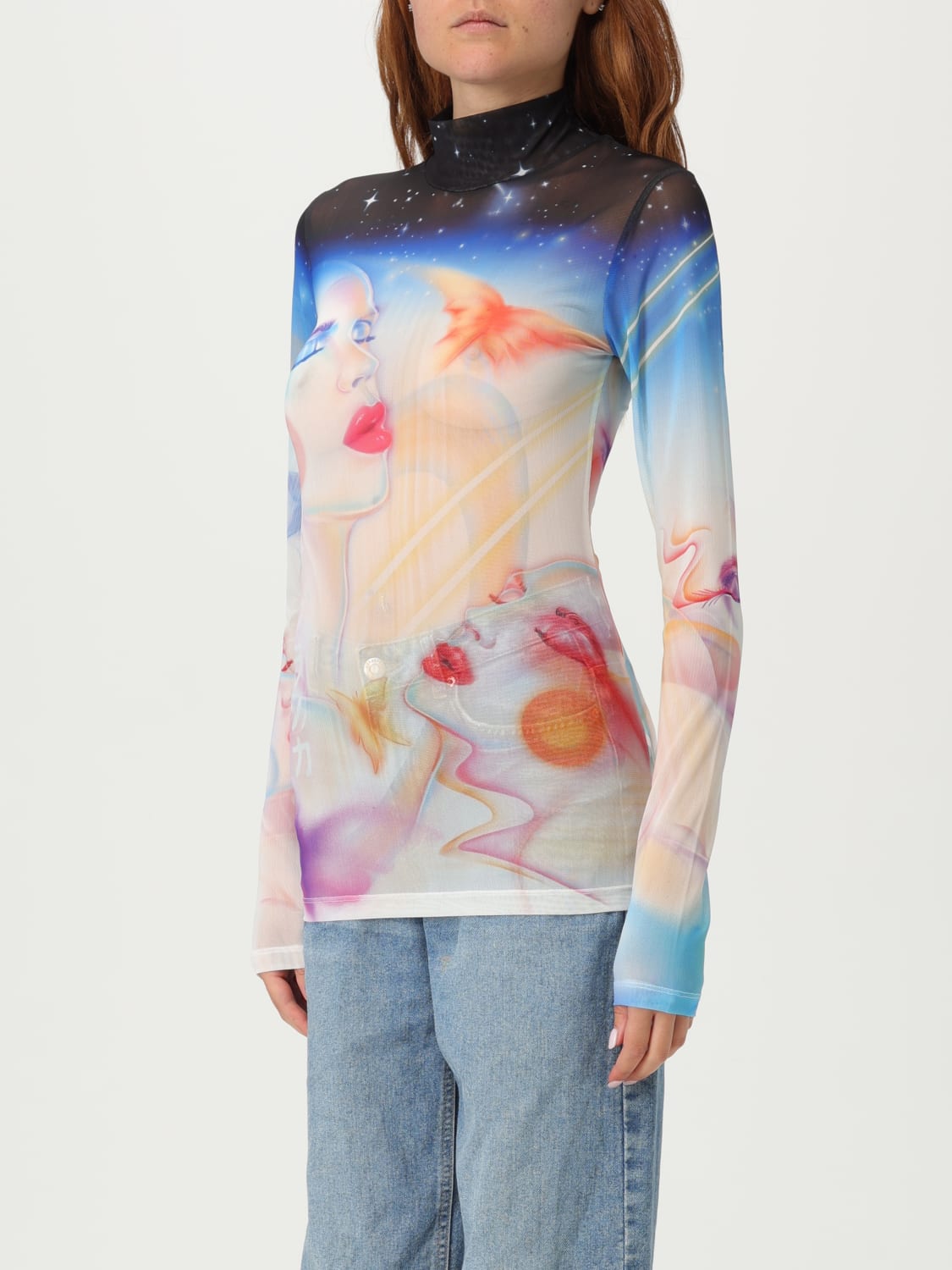 CASABLANCA TOP: Top mujer Casablanca, Rojo - Img 3