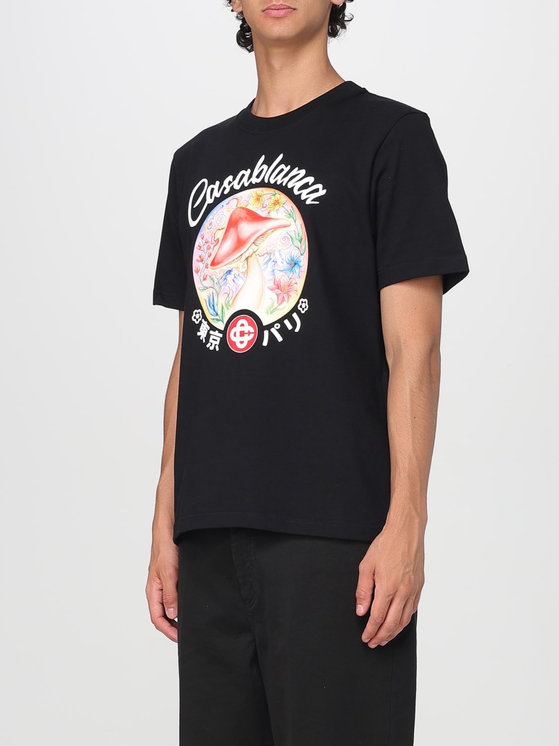 CASABLANCA T-SHIRT: T-shirt men Casablanca, Black - Img 3