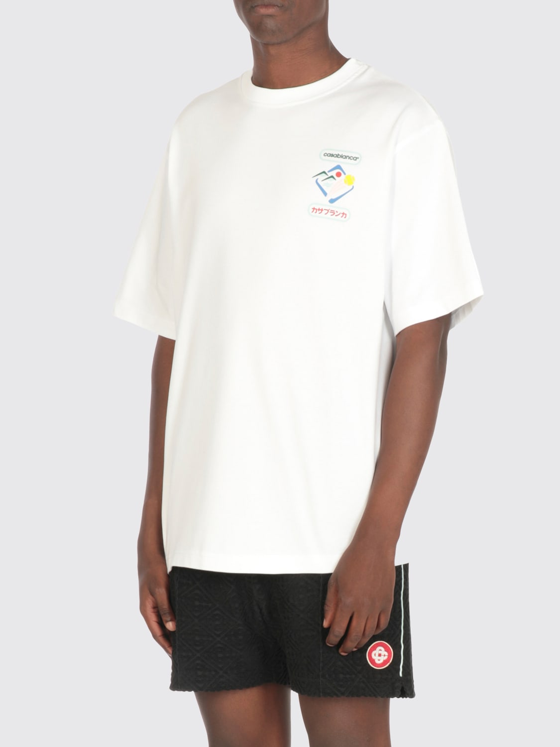 CASABLANCA T-SHIRT: T-shirt men Casablanca, White - Img 1