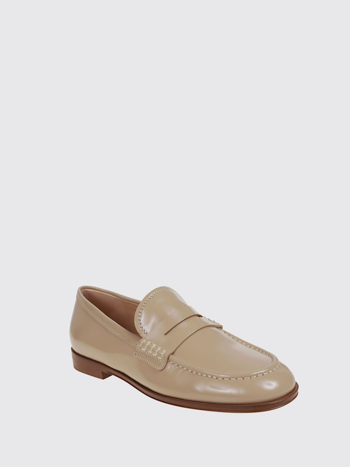 ローファー・オックスフォード GIANVITO ROSSI Woman Loafers Sand G2534651CUONUI SAND GIANVITO ROSSI: Loafers woman - Sand | Gianvito Rossi