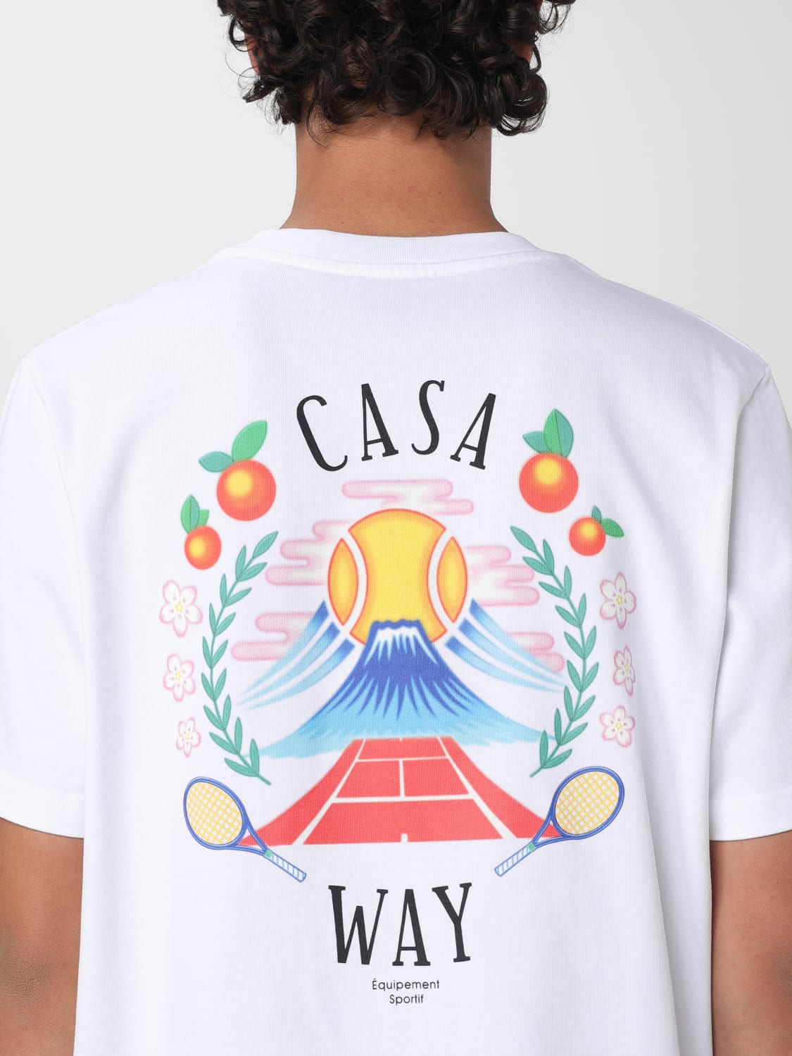 CASABLANCA: T-shirt men - White | Casablanca t-shirt
