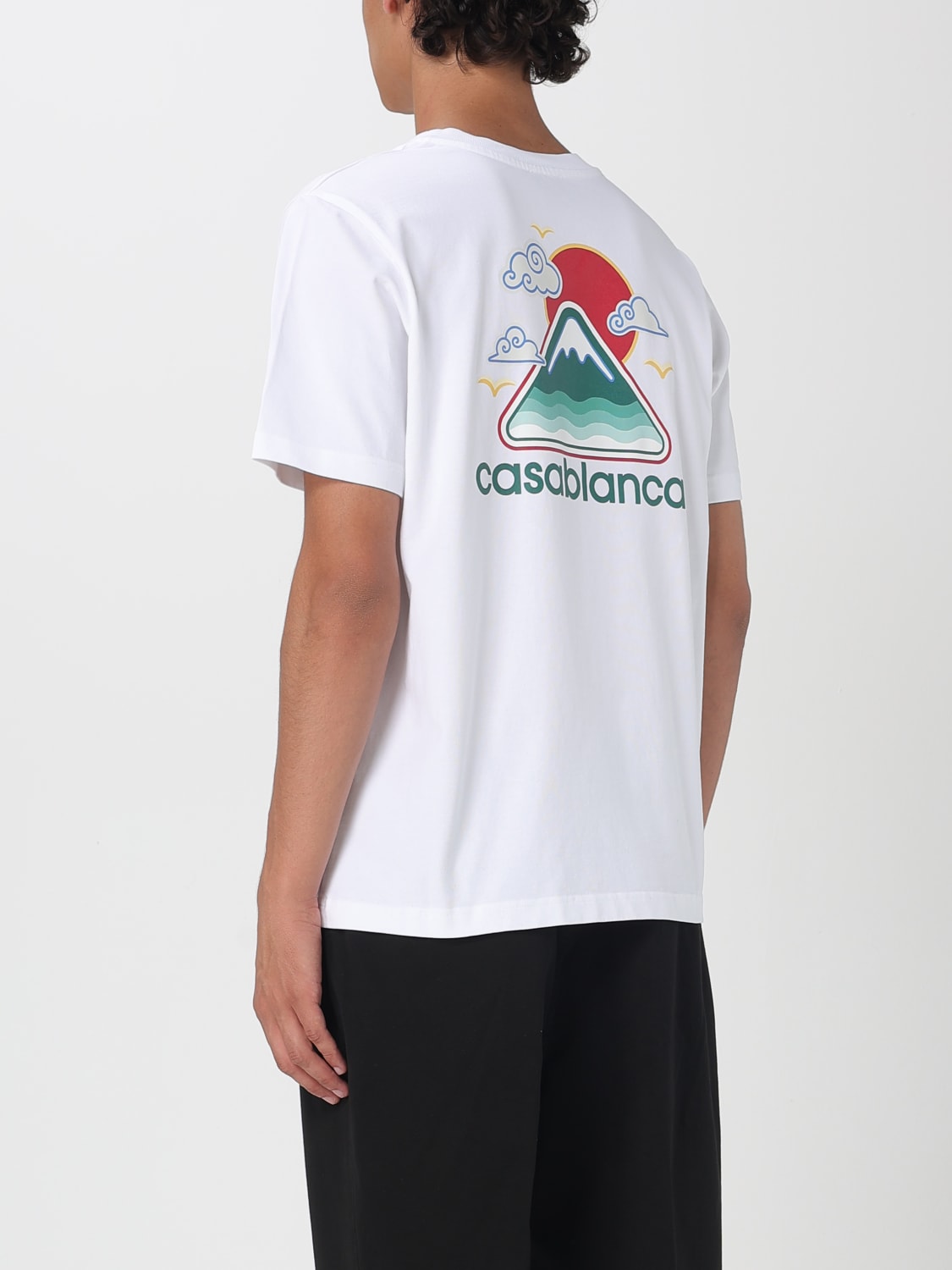 CASABLANCA T恤: T恤 男士 Casablanca, 白色 1 - Img 2