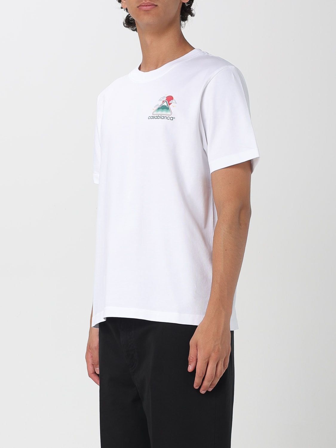 CASABLANCA T恤: T恤 男士 Casablanca, 白色 1 - Img 3