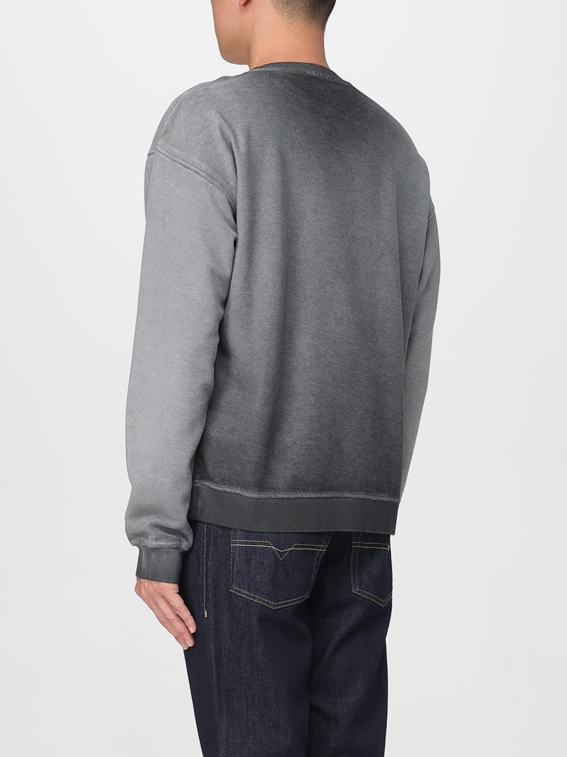 DIESEL SWEATSHIRT: Sweatshirt men Diesel, Grey - Img 3