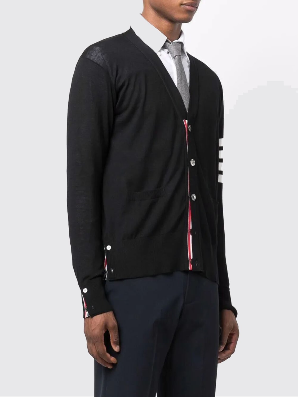 THOM BROWNE SWEATER: Sweater men Thom Browne, Black - Img 2