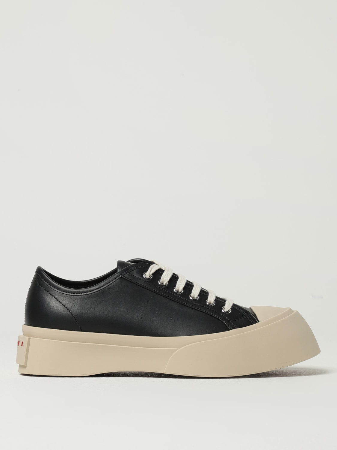 MARNI SNEAKERS: Sneakers Pablo Marni in pelle , Nero - Img 1