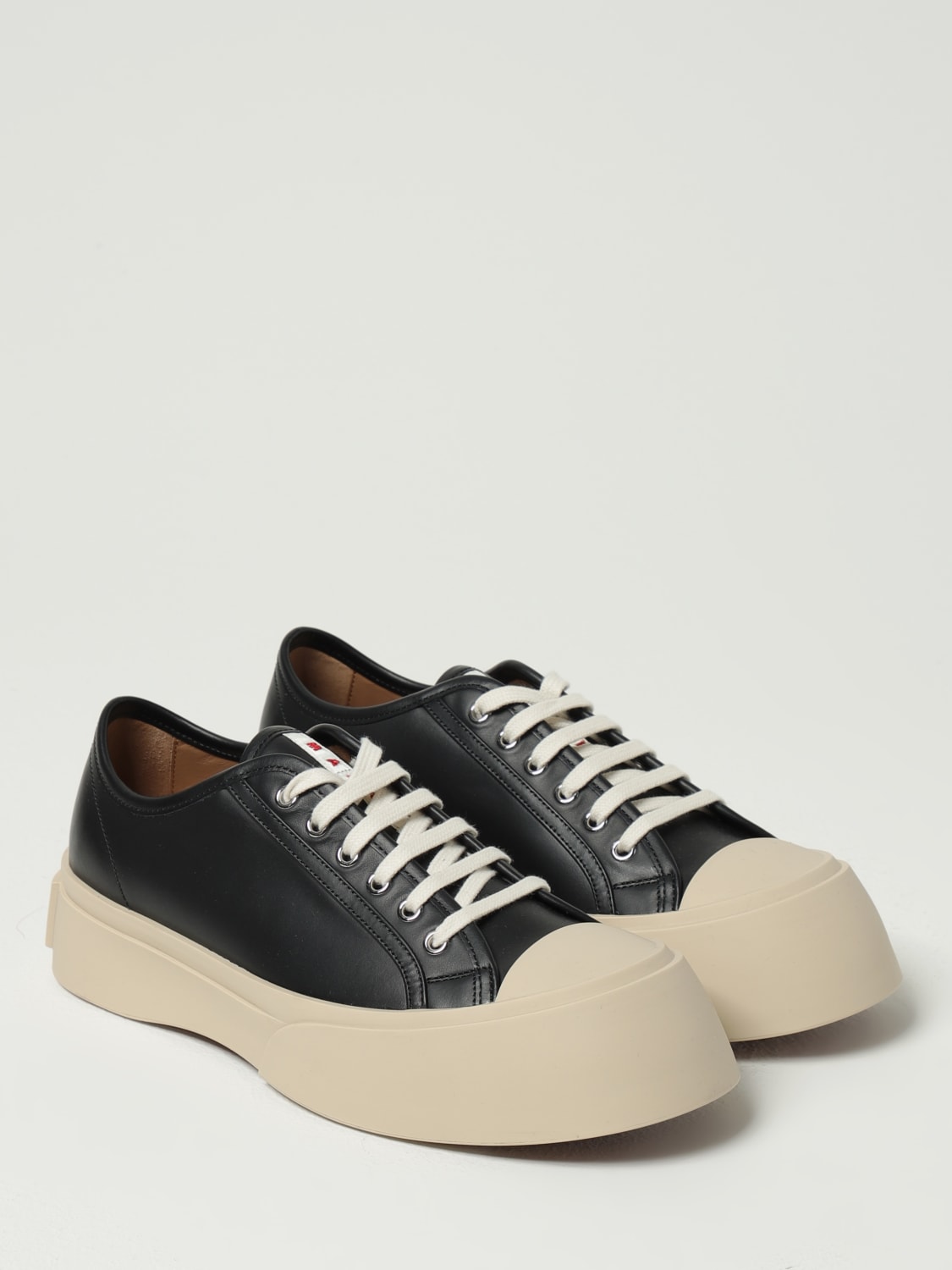 MARNI SNEAKERS: Sneakers Pablo Marni in pelle , Nero - Img 2