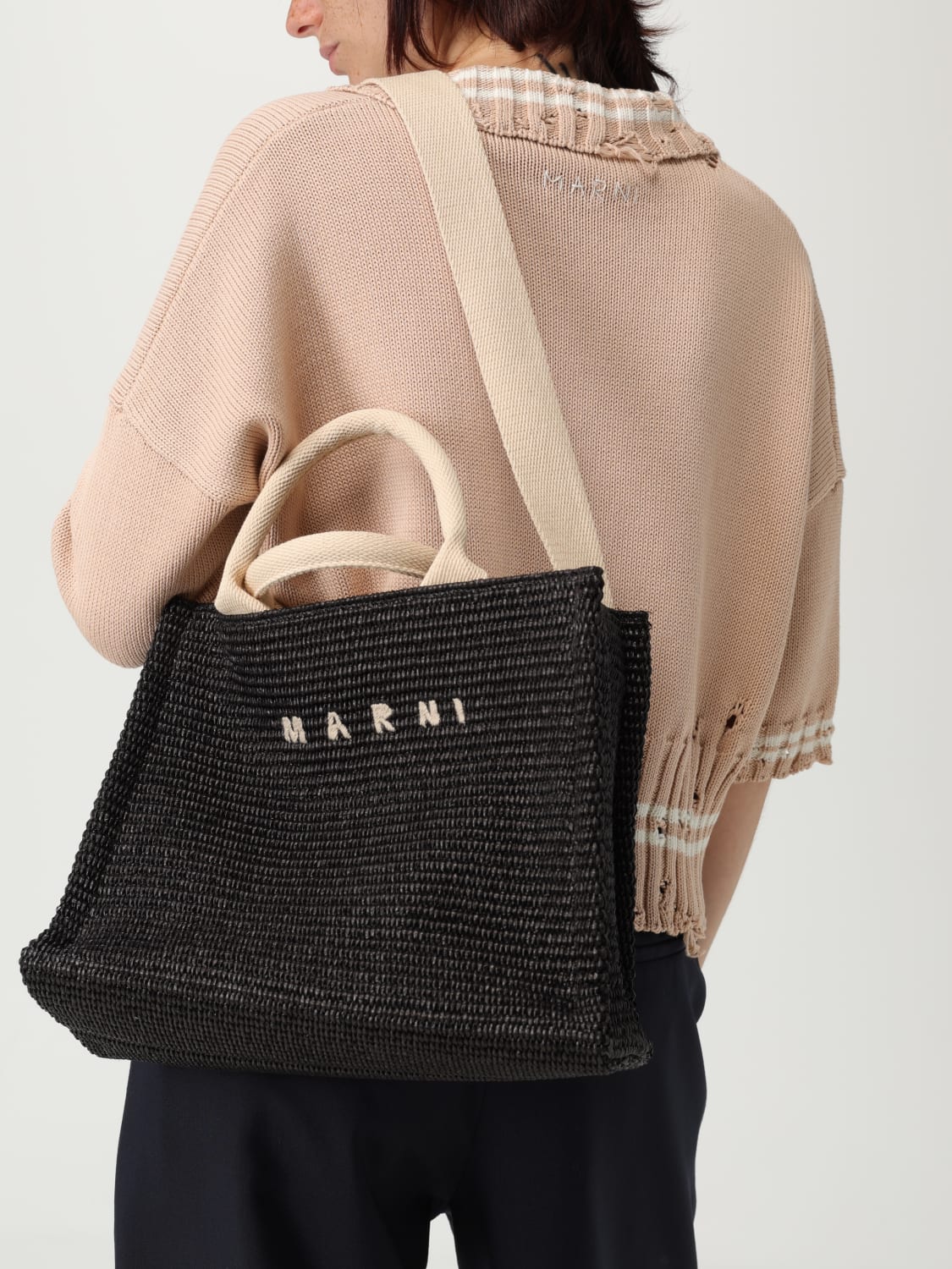 MARNI TOTE BAG: Handbag woman Marni, Black - Img 2