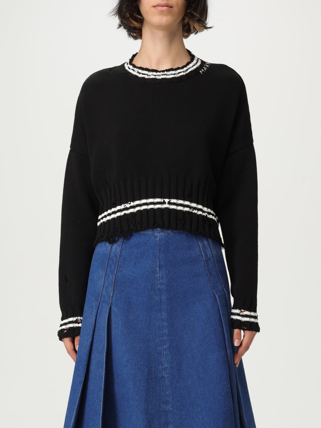 MARNI SWEATER: Sweater woman Marni, Black - Img 1