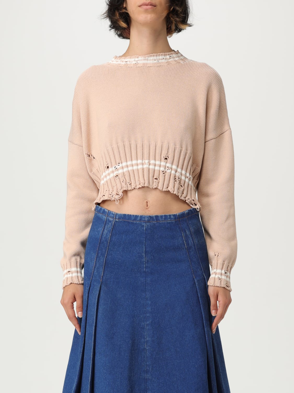 MARNI SWEATER: Sweater woman Marni, Beige - Img 1