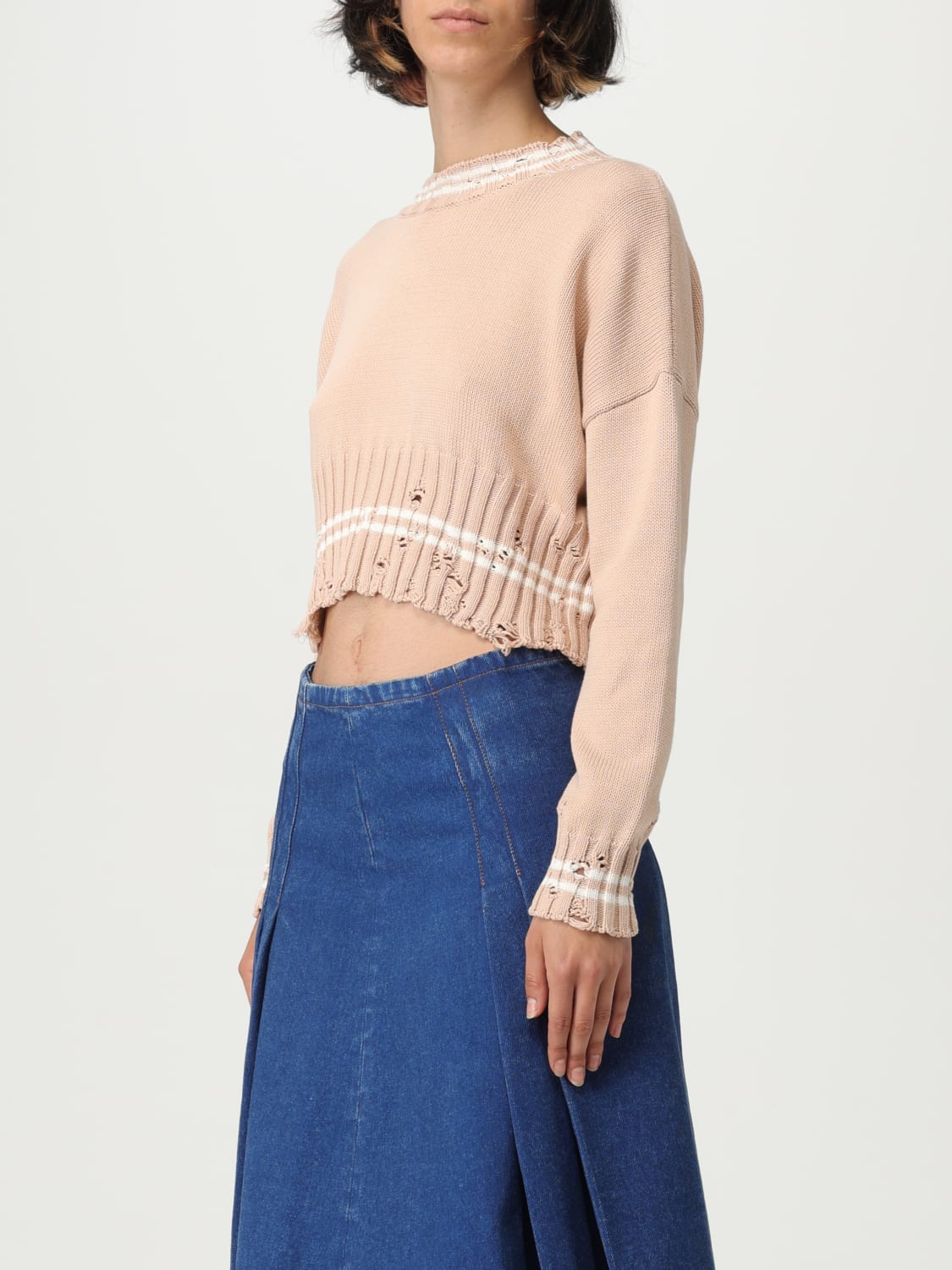 MARNI SWEATER: Sweater woman Marni, Beige - Img 4