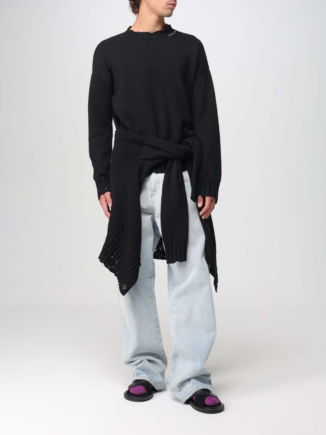 MARNI SWEATER: Cardigan men Marni, Black - Img 2
