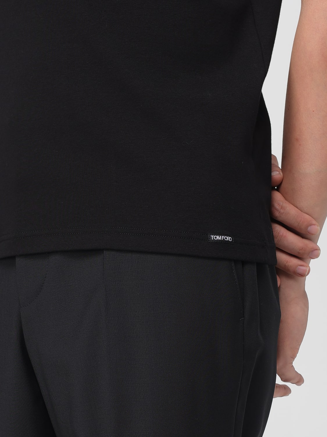 TOM FORD T-SHIRT: Underwear men Tom Ford, Black - Img 5