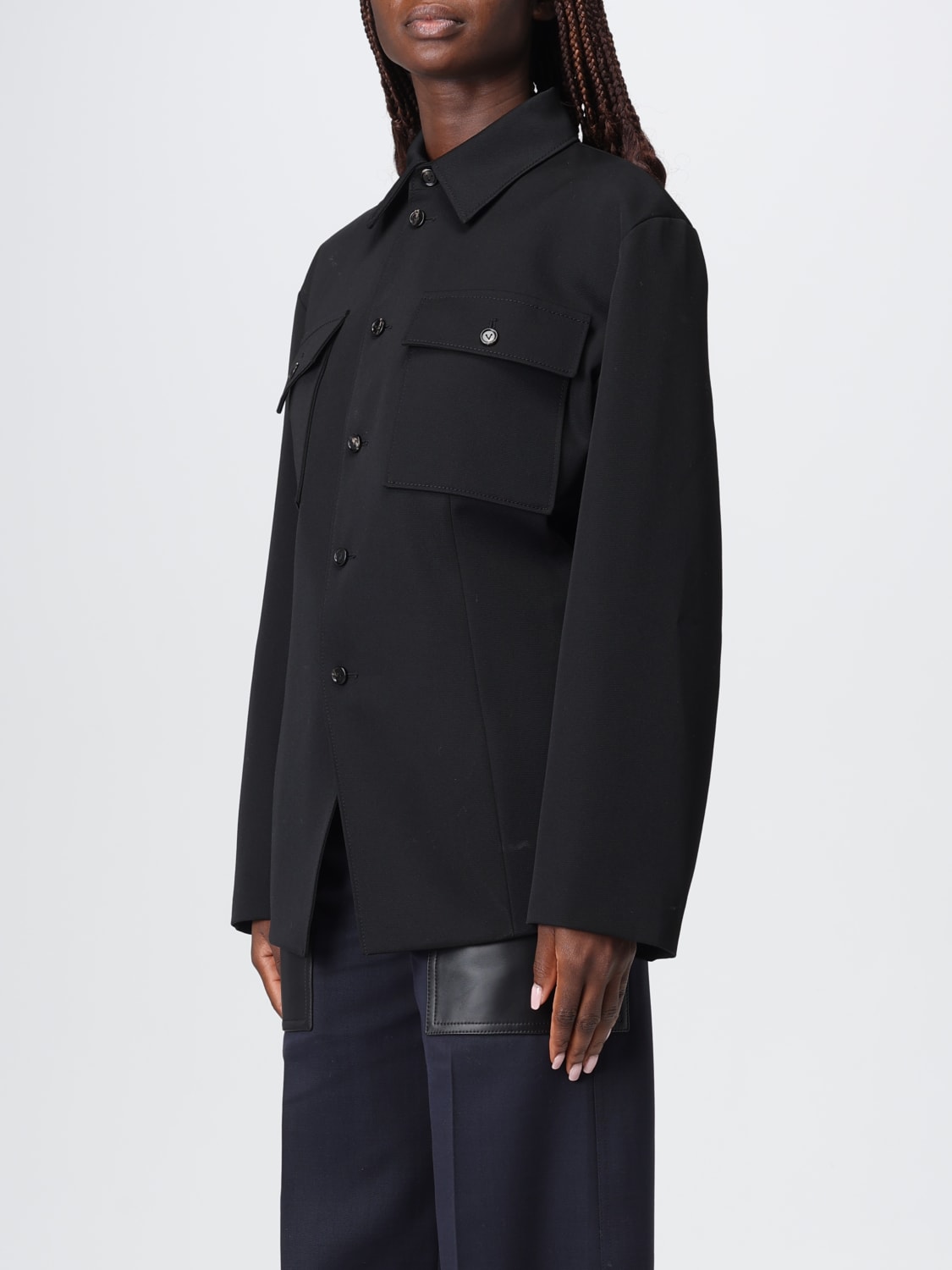 BOTTEGA VENETA CHAQUETA: Americana mujer Bottega Veneta, Negro - Img 4