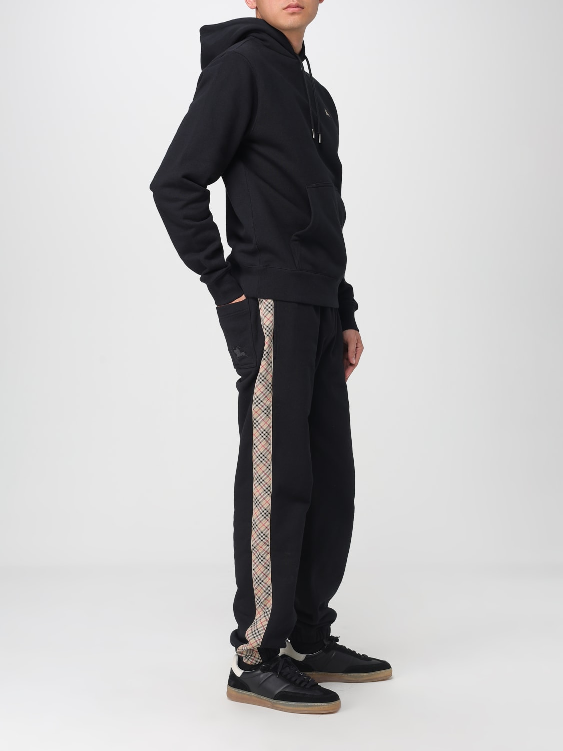 BURBERRY SWEATSHIRT: Pullover herren Burberry, Schwarz - Img 2