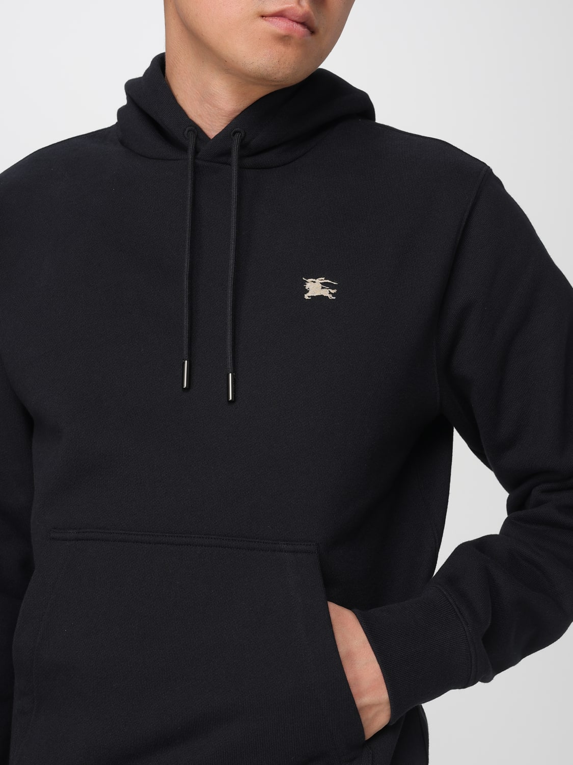 BURBERRY SWEATSHIRT: Pullover herren Burberry, Schwarz - Img 5