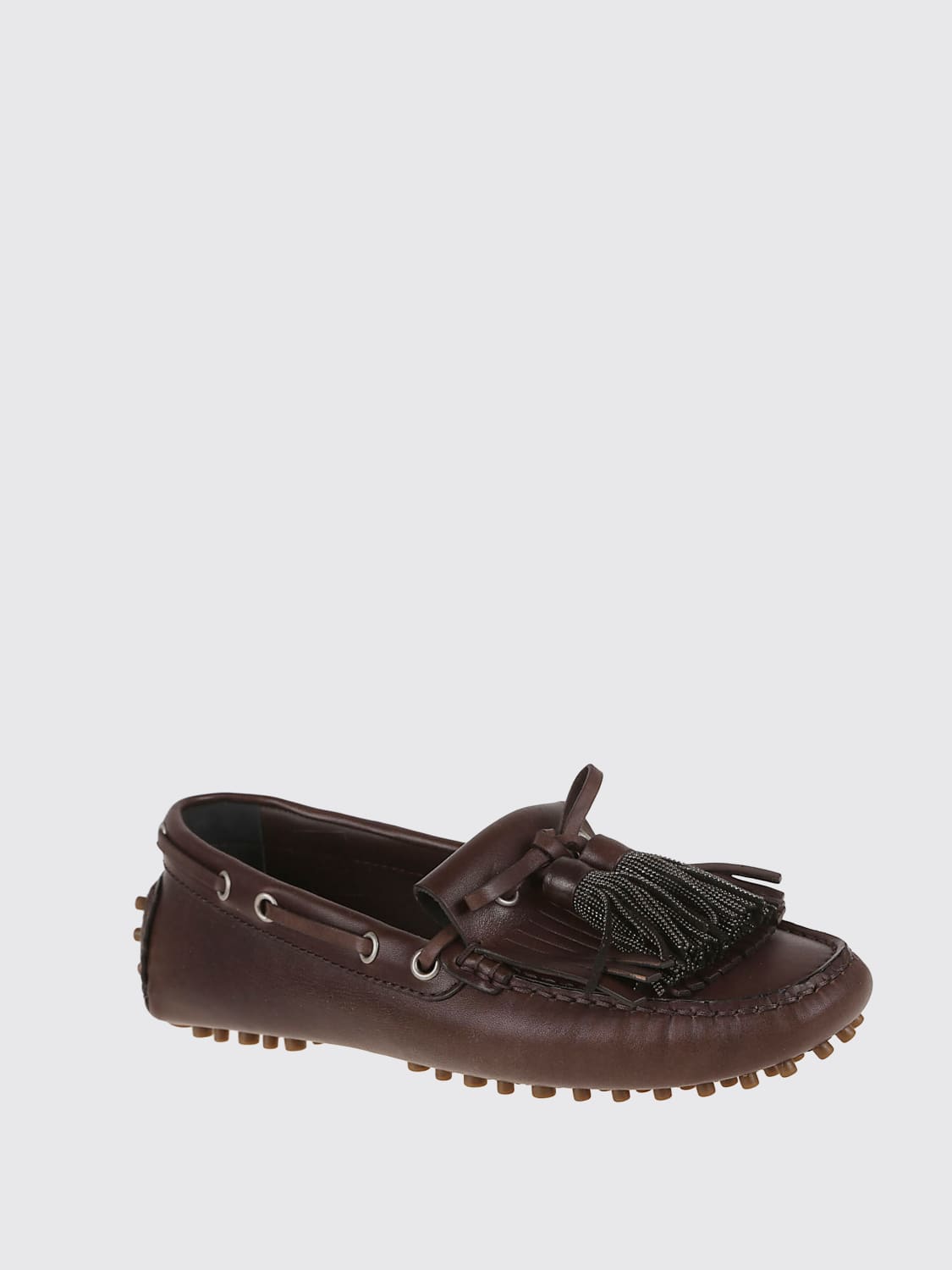 ローファー・オックスフォード BRUNELLO CUCINELLI Woman Loafers Cocoa MZSLG2911 C9122 BRUNELLO CUCINELLI: Loafers woman - Cocoa | Brunello