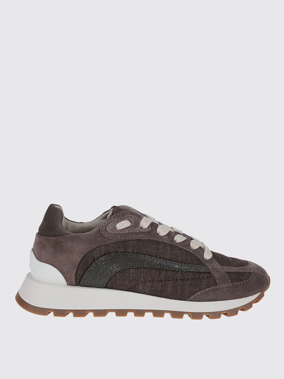 スニーカー BRUNELLO CUCINELLI Women Sneakers MZSFG2908 C7495 BROWN BRUNELLO CUCINELLI: Sneakers woman - Black | Brunello