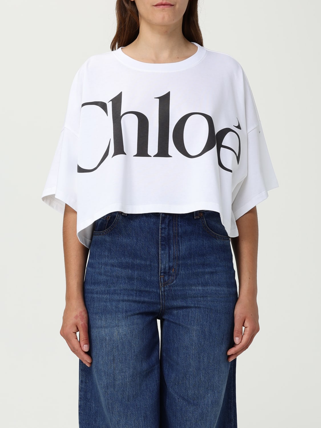 CHLOÉ T-SHIRT: Sweater woman ChloÉ, White - Img 1