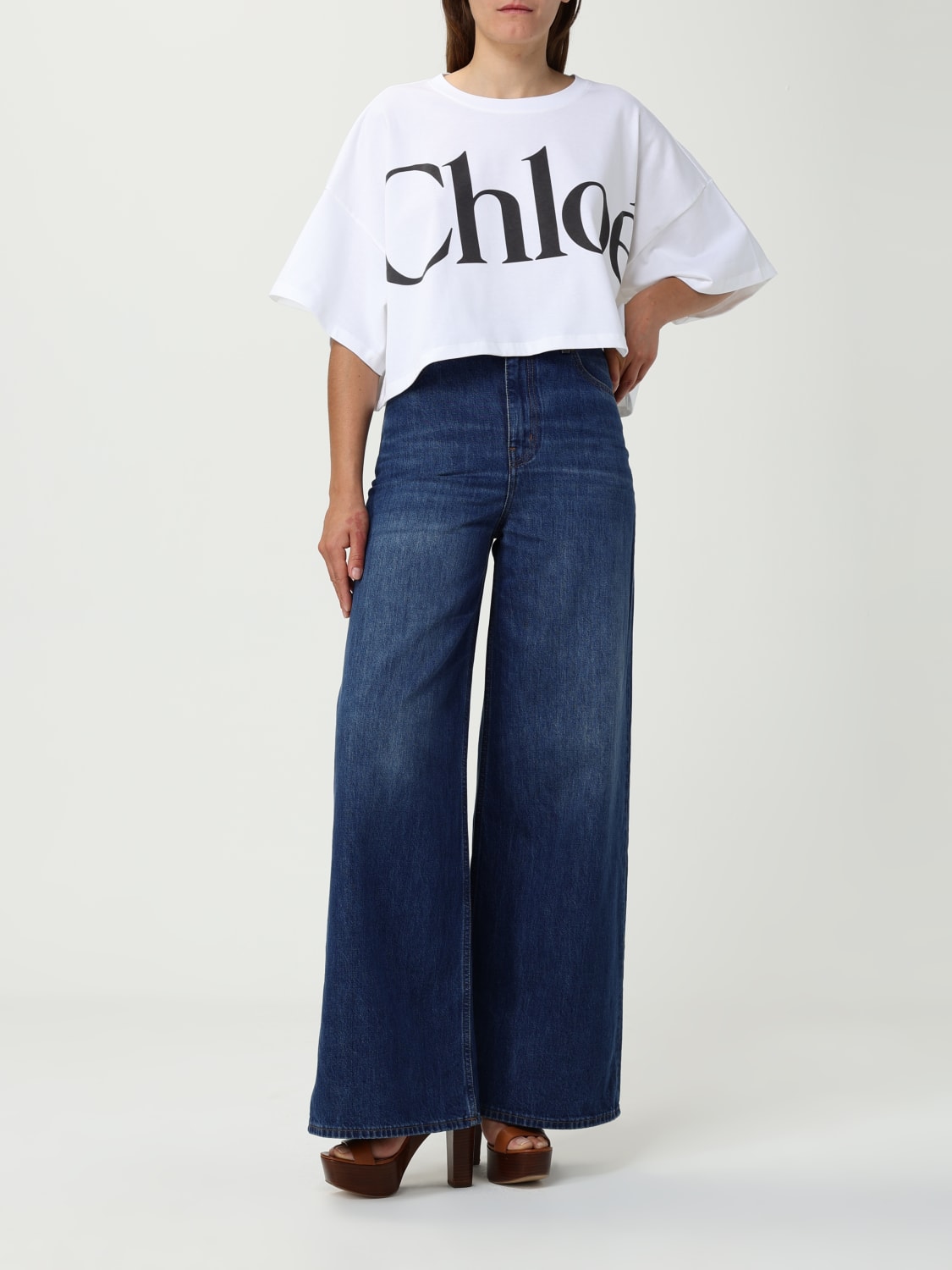 CHLOÉ T-SHIRT: Sweater woman ChloÉ, White - Img 2