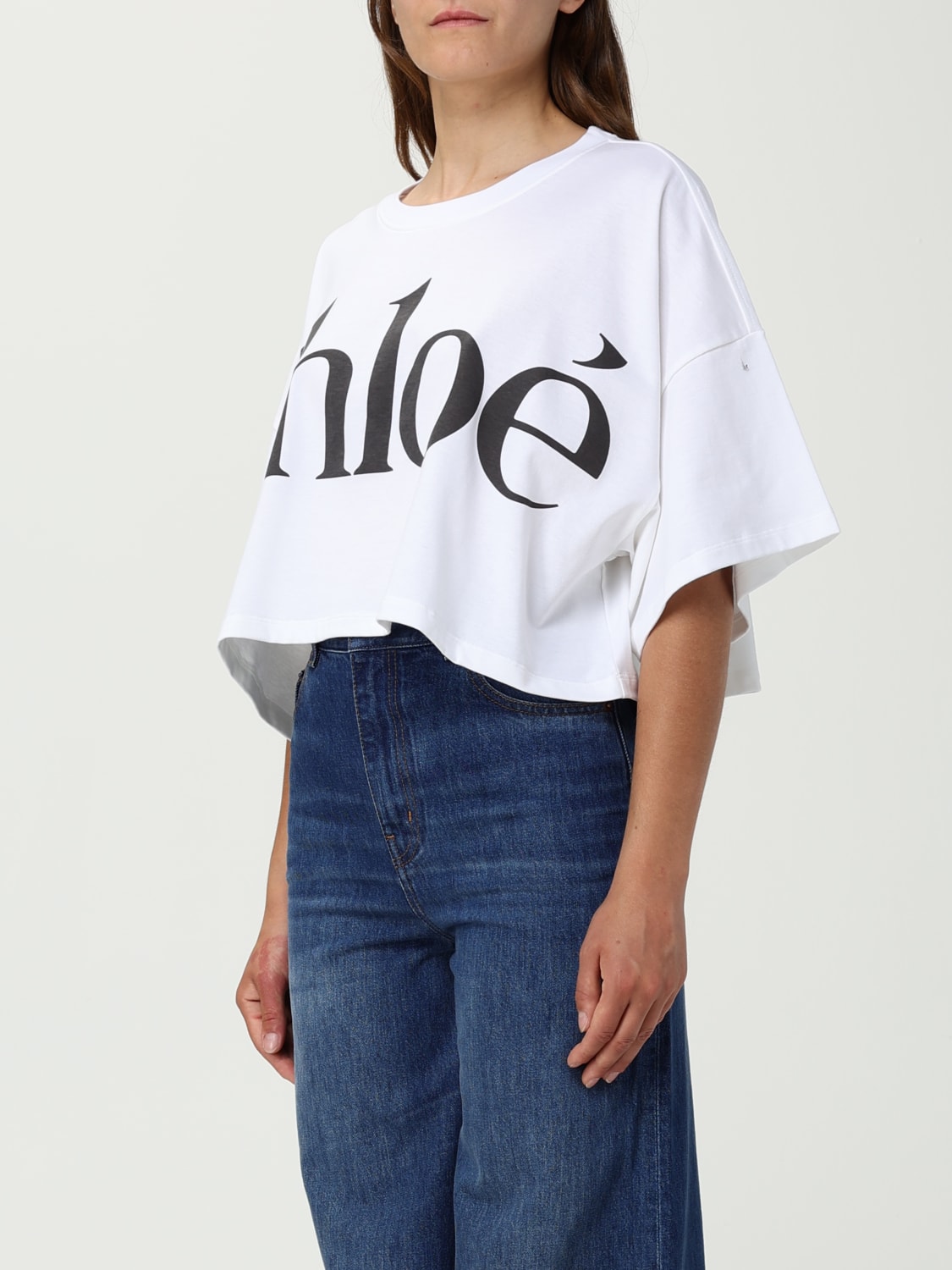 CHLOÉ T-SHIRT: Sweater woman ChloÉ, White - Img 4