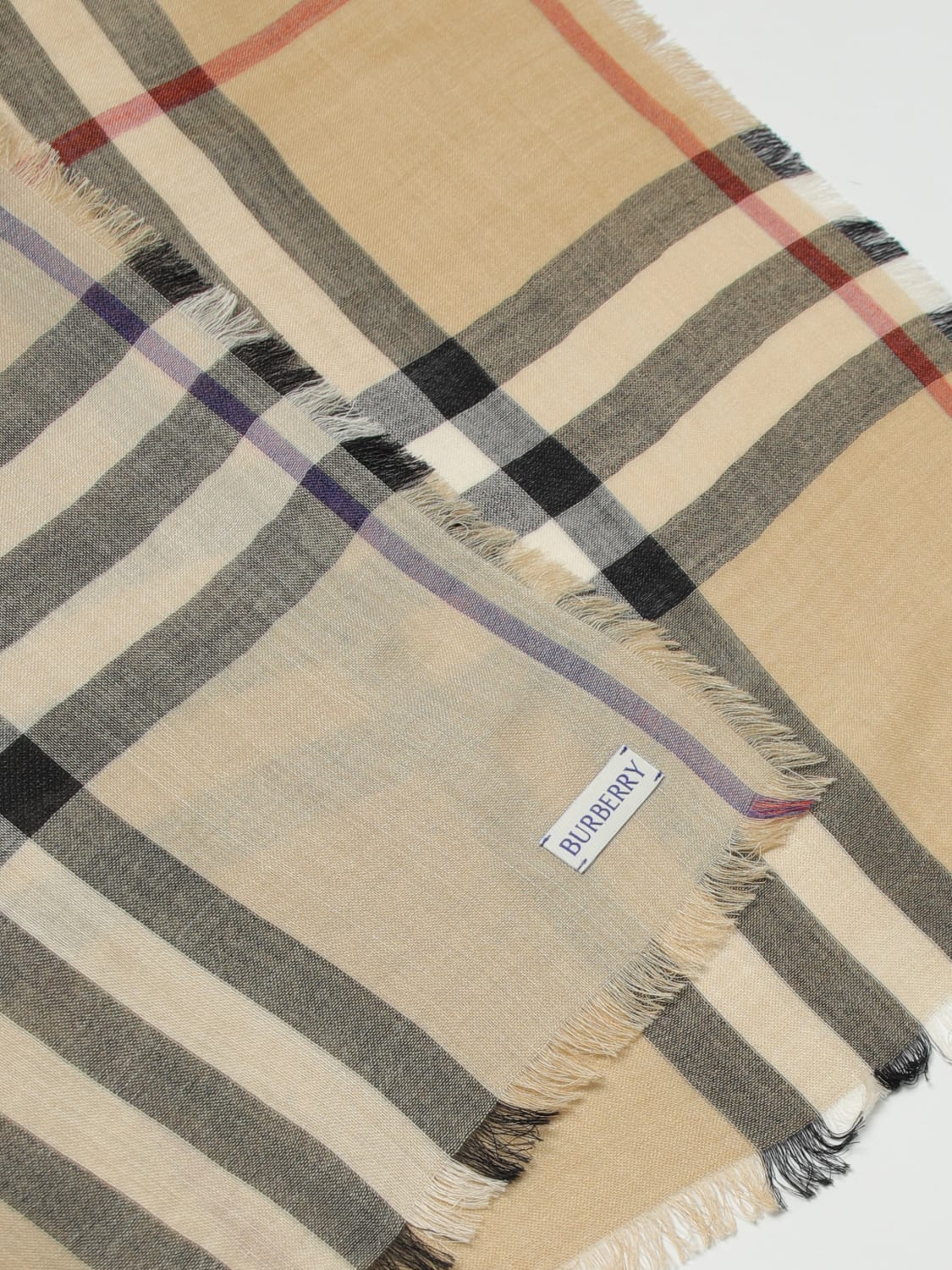 BURBERRY ÉCHARPE: écharpe homme Burberry, Beige - Img 3