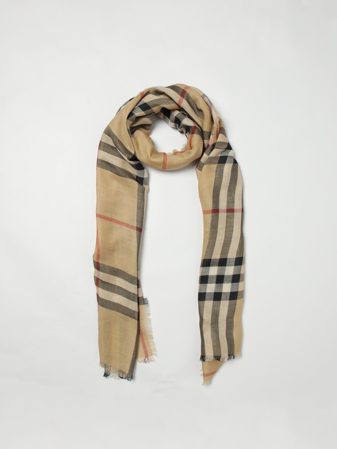 BURBERRY ÉCHARPE: écharpe homme Burberry, Beige - Img 5