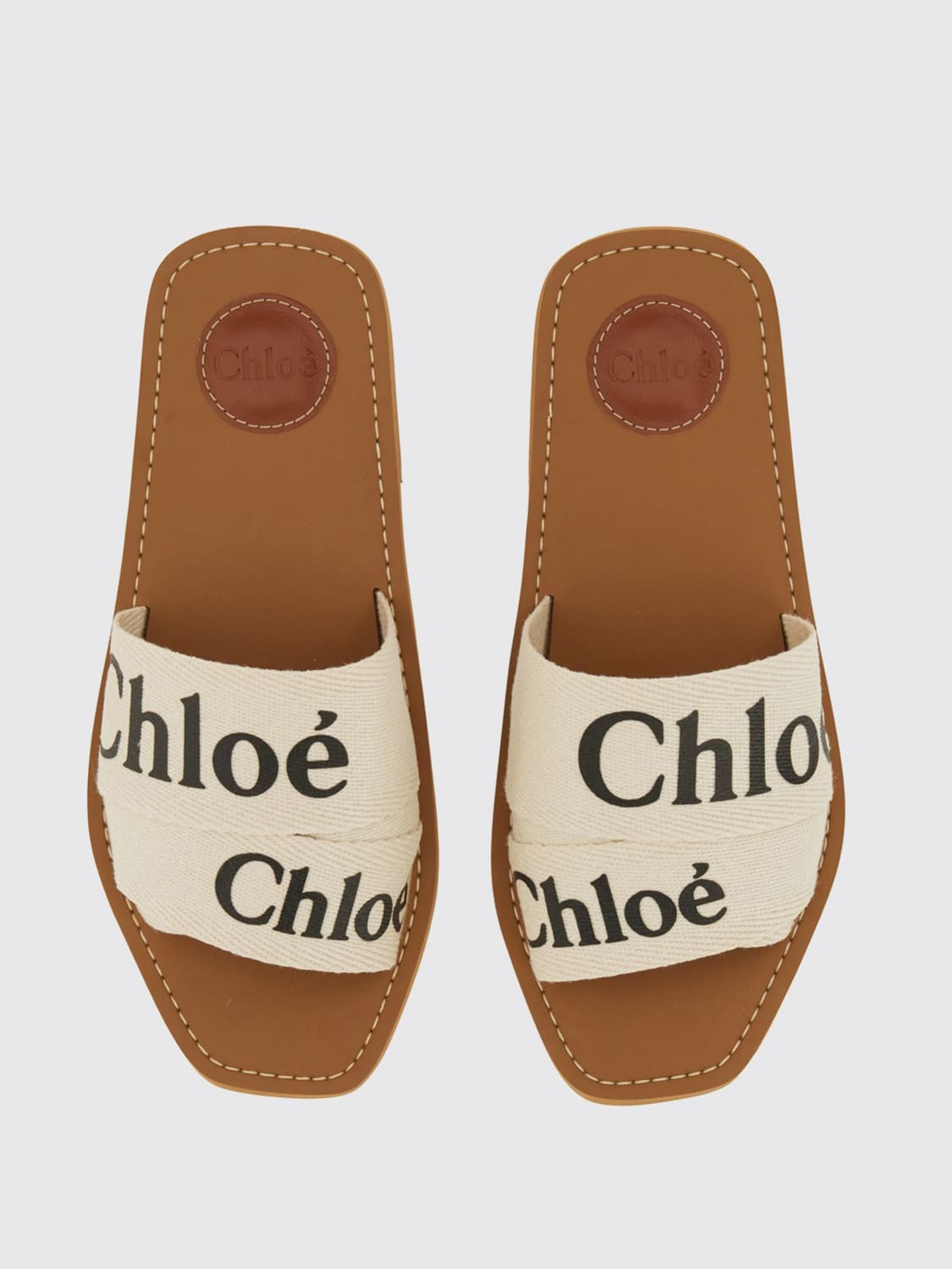 CHLOÉ HEELED SANDAL: Sandals men ChloÉ, White - Img 4