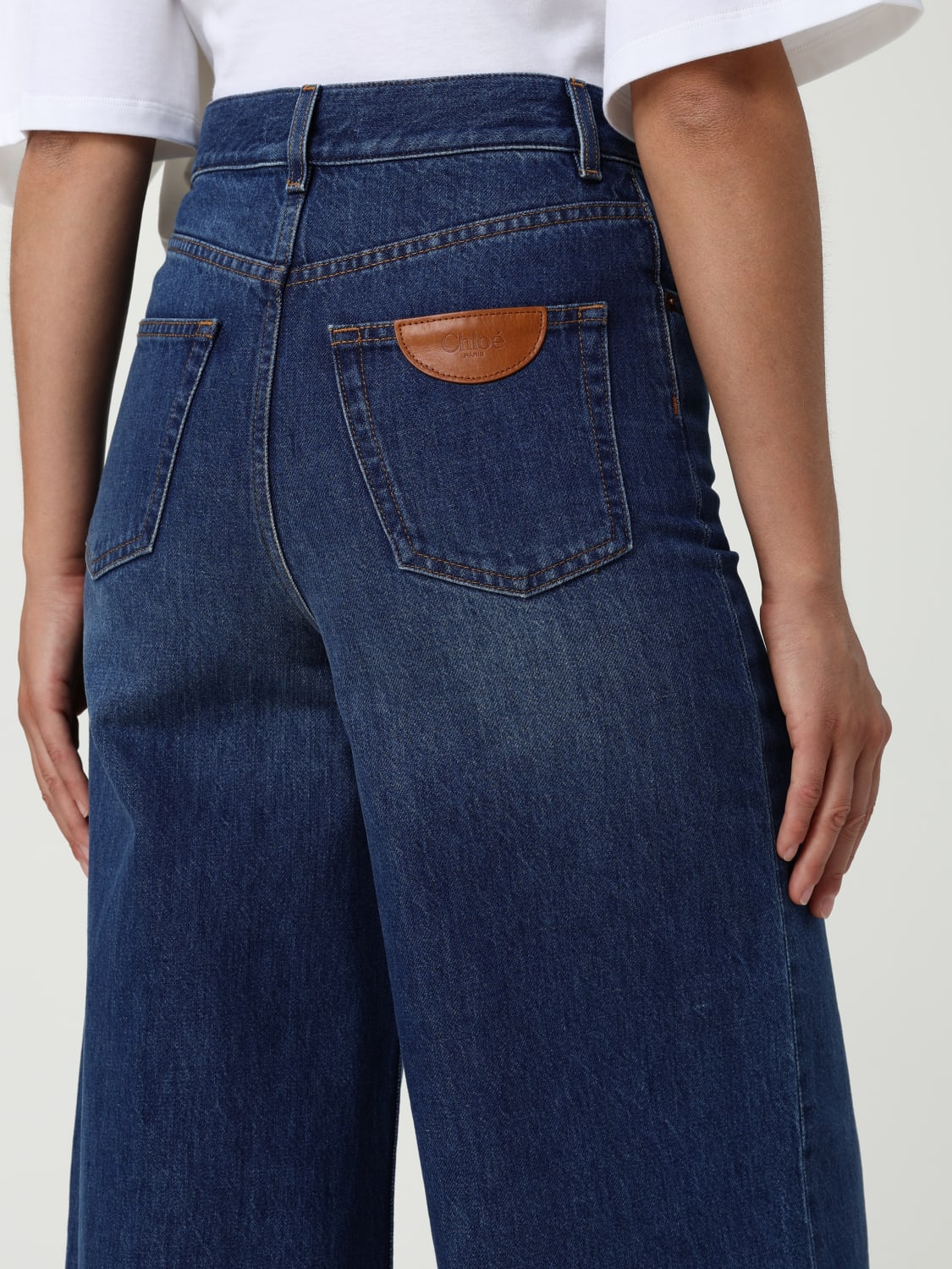 CHLOÉ JEANS: Jeans femme ChloÉ, Bleu - Img 5