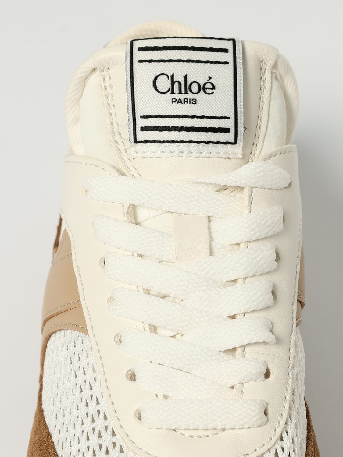 CHLOÉ SNEAKERS: Sneakers woman ChloÉ, Brown - Img 4