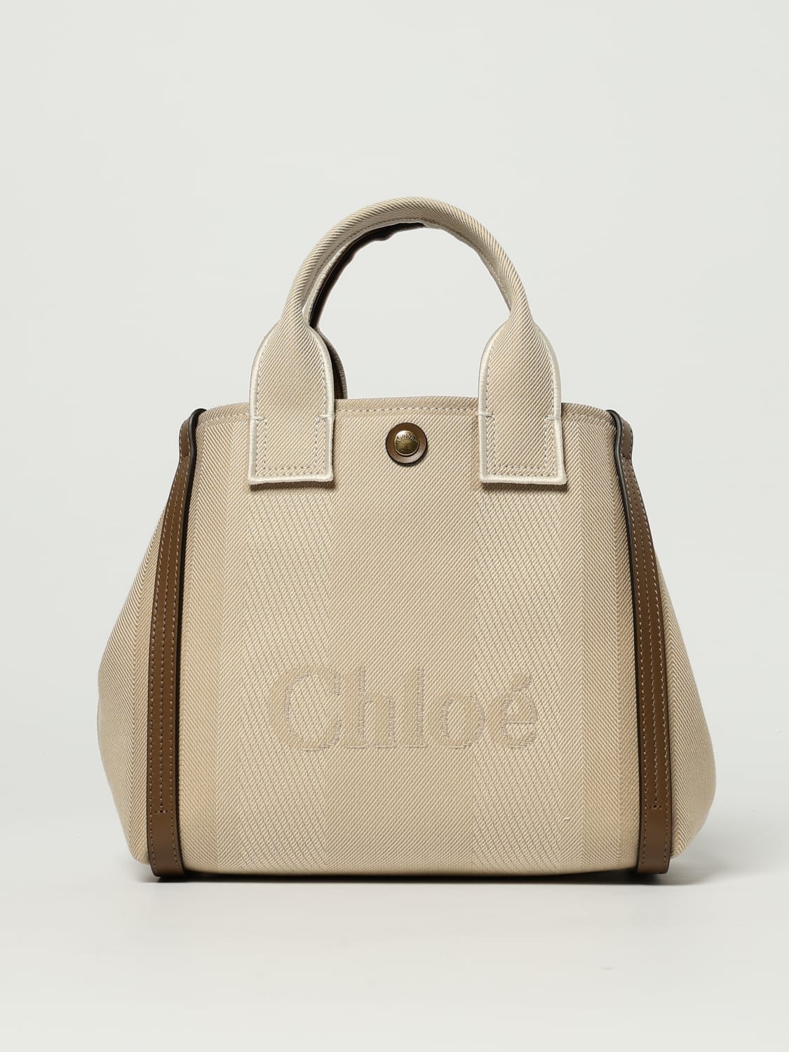 CHLOÉ SAC À MAIN: Sac porté main femme ChloÉ, Beige - Img 1