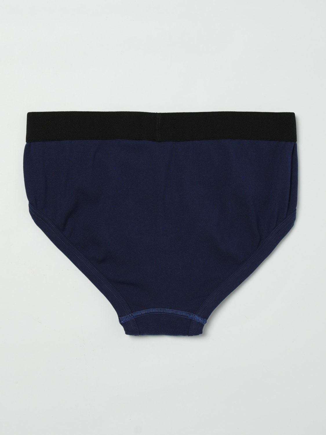 TOM FORD INTIMO: Slip intimo in cotone stretch con logo Tom Ford, Blue - Img 2