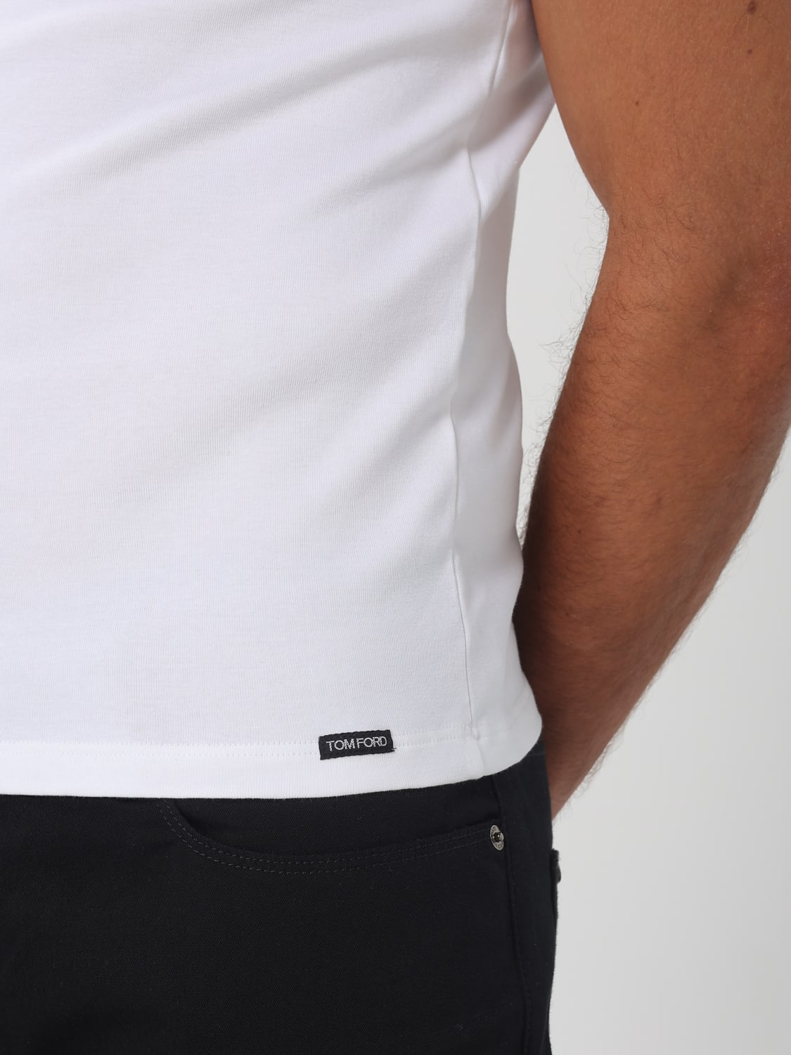 TOM FORD T-SHIRT: Unterwäsche herren Tom Ford, Weiß - Img 5