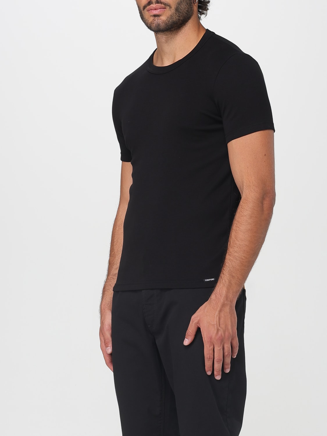 TOM FORD T-SHIRT: Underwear men Tom Ford, Black - Img 4