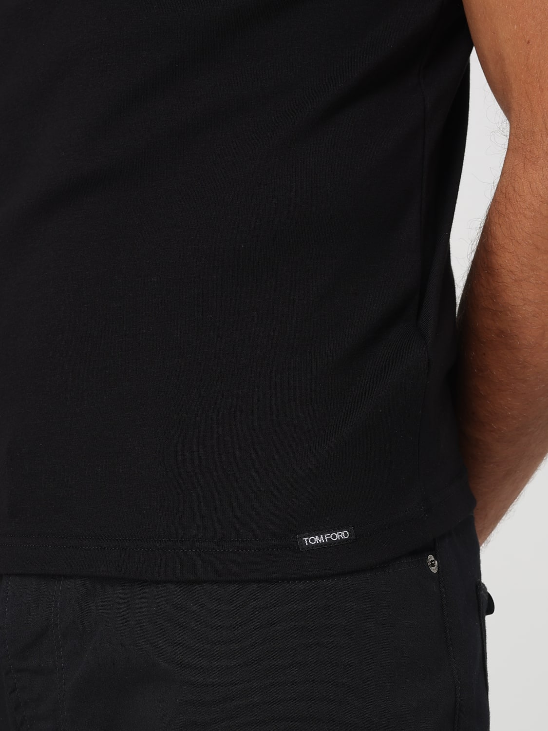 TOM FORD T-SHIRT: Underwear men Tom Ford, Black - Img 5