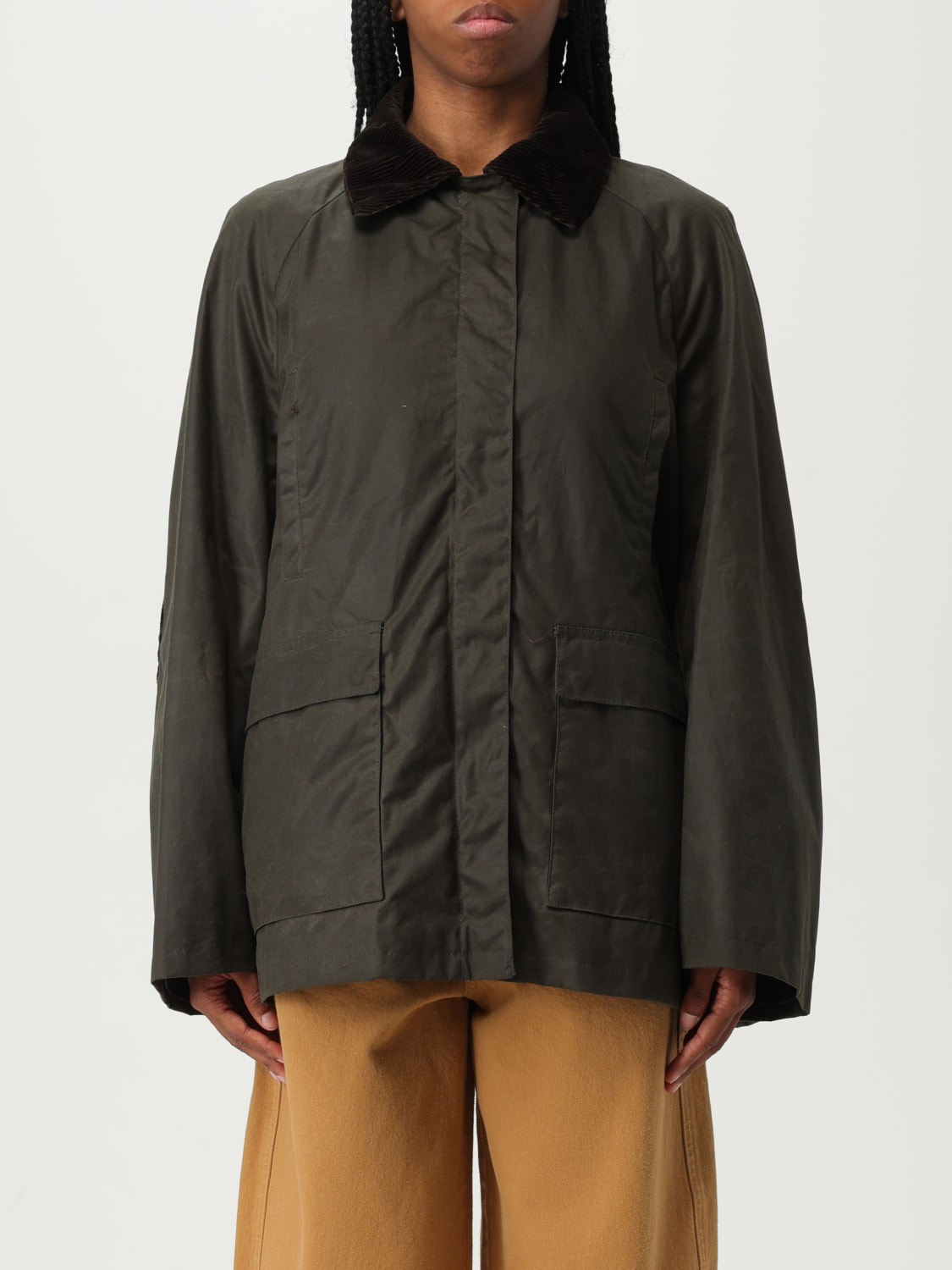 TOTEME GIACCA: Giubbotto Toteme in cotone organico , Verde - Img 1