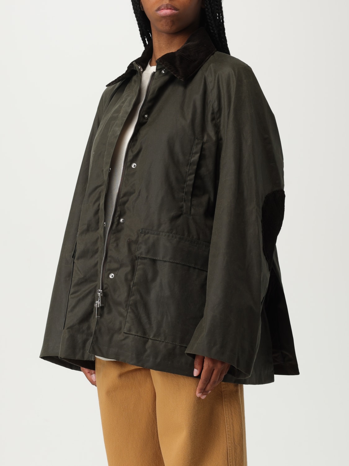 TOTEME GIACCA: Giubbotto Toteme in cotone organico , Verde - Img 3