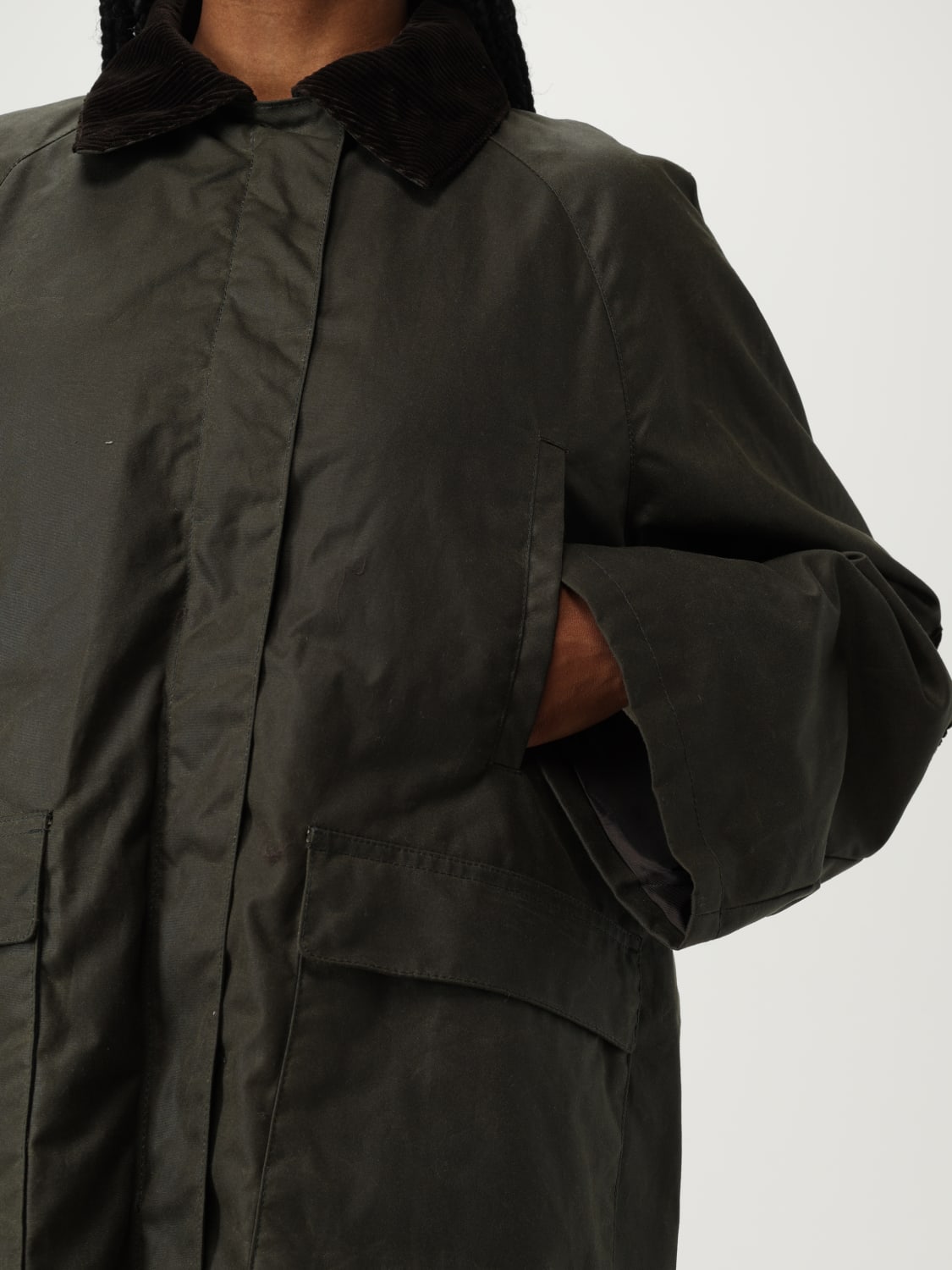 TOTEME GIACCA: Giubbotto Toteme in cotone organico , Verde - Img 4